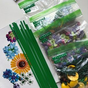 Assorted Lego Sets: Flower Bouquet, Cactus + Succulents, Moving Van